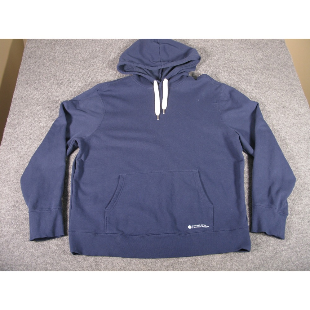 Outerknown Sur Sweatshirt Hoodie Mens XL Navy Blue Organic Cotton Blend #2234